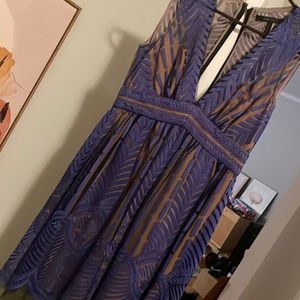 Blue BCBG lace dress